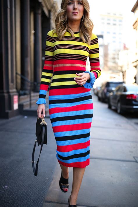 stylish striped outfits.